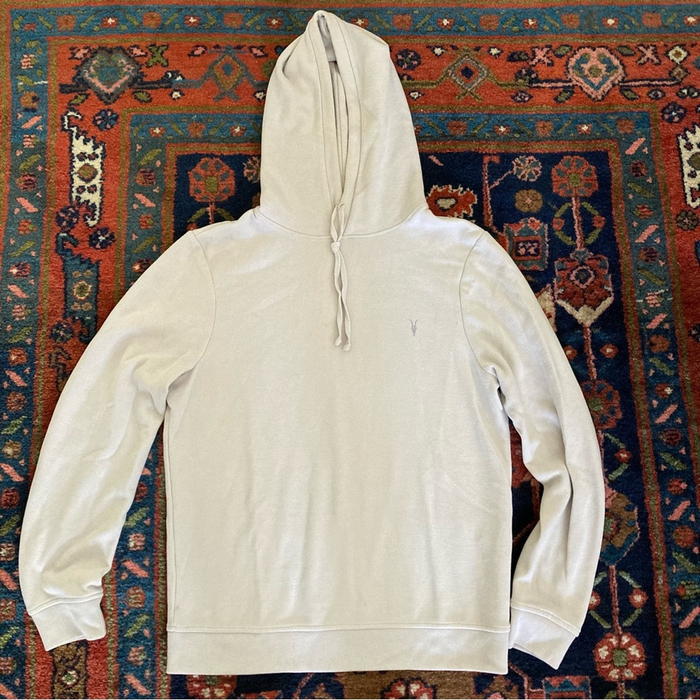 All Saints Cream Hoodie